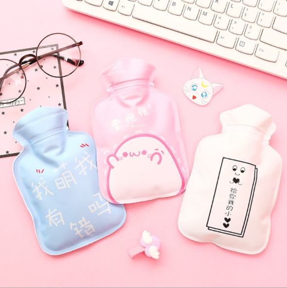 可爱注水热水袋暖宫 卡通小号暖手宝充水迷你防爆随身热水袋细节图