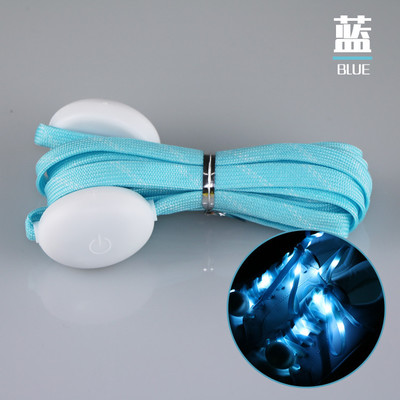 LED shoelaces eight generation colorful shoelaces imitation nylon fluorescent shoelaces