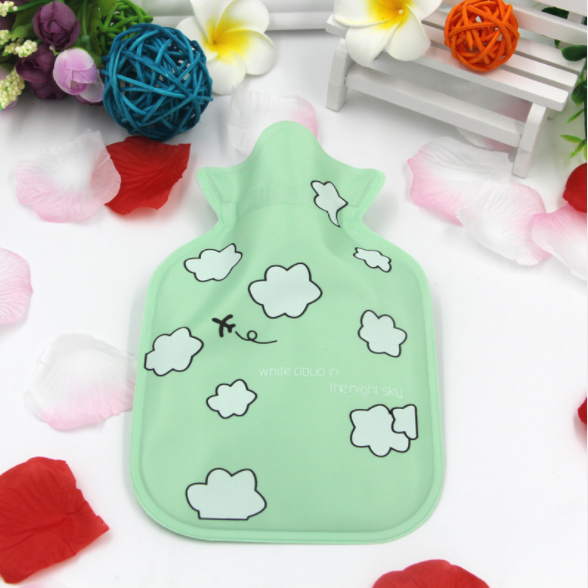 新款迷你热水袋卡通印花热水袋 充水暖手袋注水暖水袋细节图