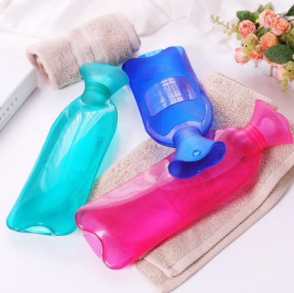 清仓透明PVC热水袋 环保冲注水热水袋暖手宝 防爆暖手袋