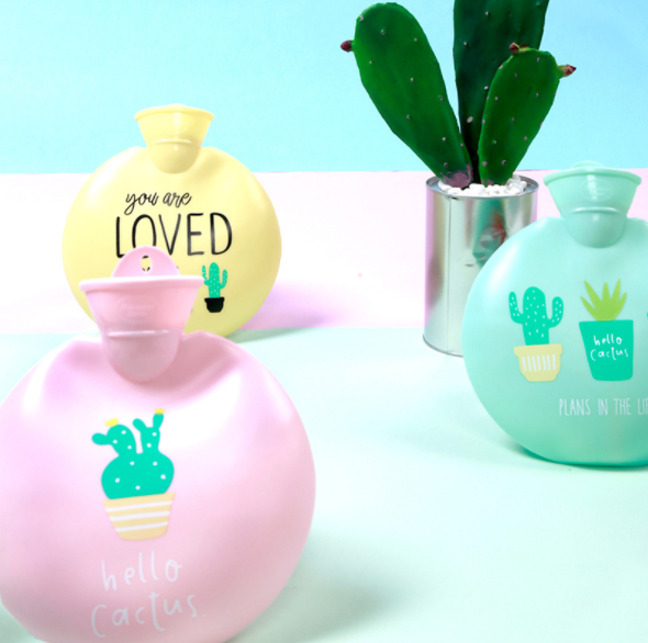 可爱注水热水袋暖宫 卡通学生暖手宝橡胶迷你防爆随身暖宝宝