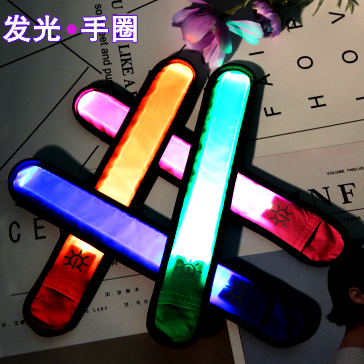 led发光手圈 LED拍拍发光手圈 夜光拍拍手圈