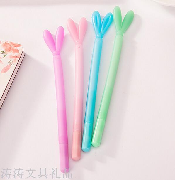 Creative Korean rabbit ear neutral pen thumbnail