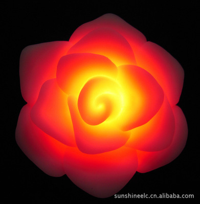 Supply rose, LED light flowers, LED enamel flowers, can be customized, manufacturers direct