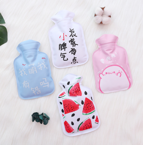 可爱注水热水袋暖宫 卡通小号暖手宝充水迷你防爆随身热水袋
