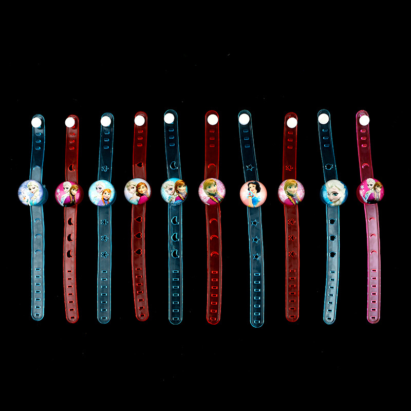 Children's cartoon Frozen Bracelet cute LED light wrist watch