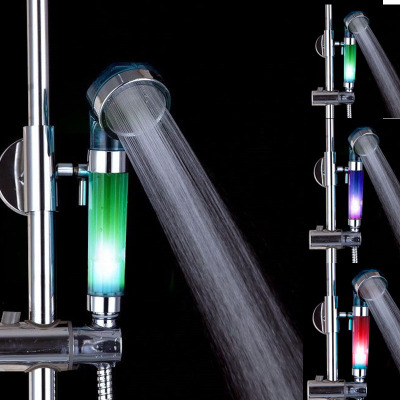 Led color light, temperature control, three color transparent handle, light nozzle SDS-D23