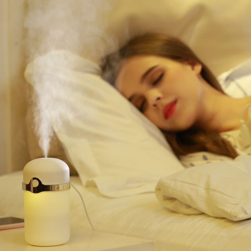 Cute Baby Humidifier Negative ion Mini Humidifier LED Night light Home scented USB humidifier Application Scenario
