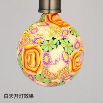 Manufacturers direct dazzle art decorative magic color LED energy-saving filament bulbs
