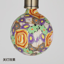 Manufacturers direct dazzle art decorative magic color LED energy-saving filament bulbs