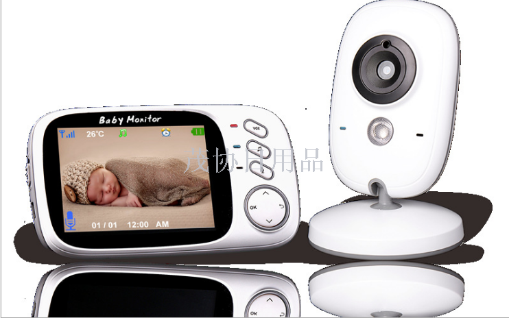 Baby monitor monitor foreign trade wireless night vision temperature display night vision baby monitoring report
