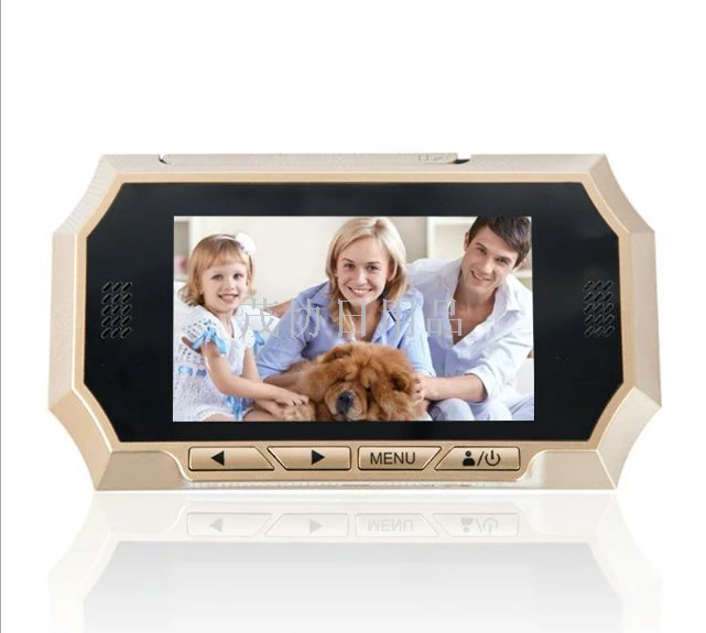 4.3-inch smart peephole video doorbell, electronic peephole human body sensing, camera and video integrated Specification image