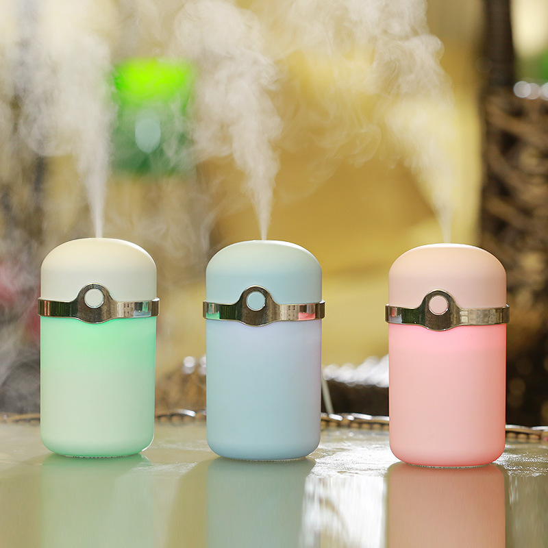 Cute Baby Humidifier Negative ion Mini Humidifier LED Night light Home scented USB humidifier full figure