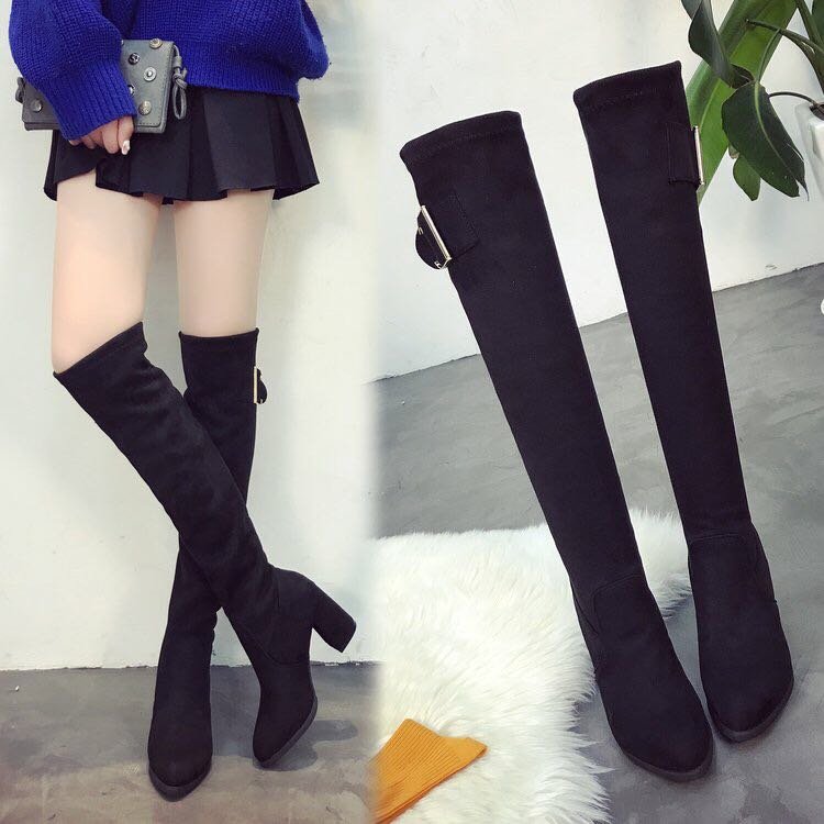 新款经典过膝靴