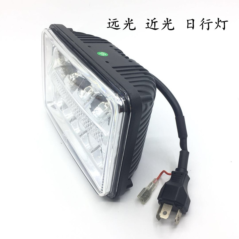 Automotive LED work lights, high-power led spotlights, 50W high beams for trucks, 6-inch with daytime running lights Application Scenario