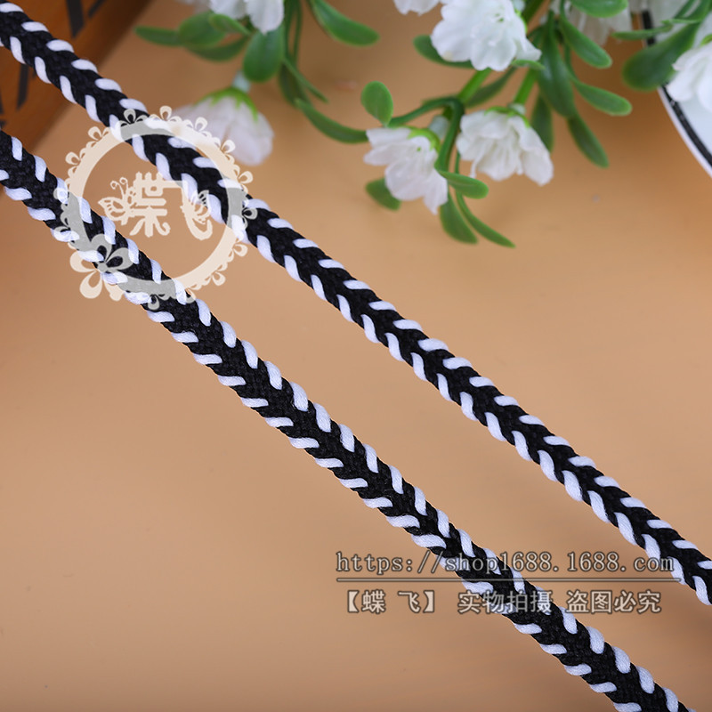 Venta directa de fábrica estilo étnico coreano ropa con gancho a mano cadena encaje ropa de bricolaje tocados correas accesorios decorativos Specification image