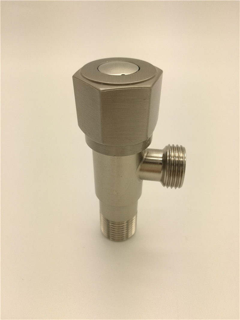 304不锈钢冷热水通用角阀4分加厚加长三角阀热水器止水阀