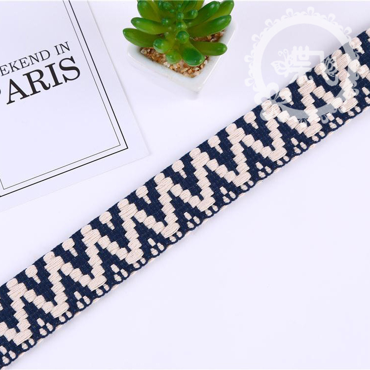Manufacturers Spot 4Cm Multi-Color South Korea Small Fragrant Ribbon Lace Dress Edge Collar Edge Woven Clothing Accessories Diy Materials Specification drawing