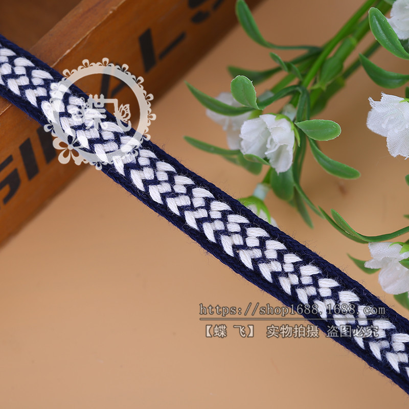 Korean national style DIY clothing headwear ribbon clothing accessories accessories high-quality cotton lace spot wholesale