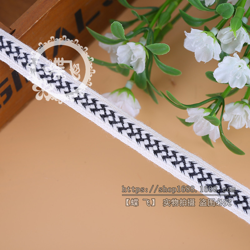 Korean National Style Diy Clothing Headwear Ribbon Clothing Accessories Accessories High-Quality Cotton Lace Spot Wholesale details Picture