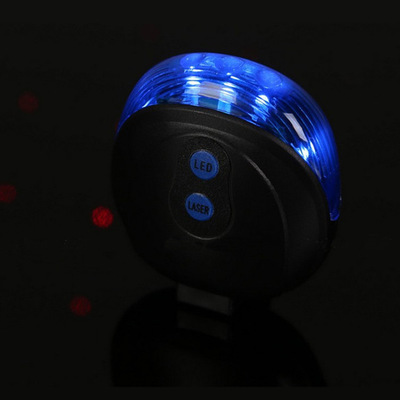 Bicycle laser taillight 5LED parallel line laser laser taillight