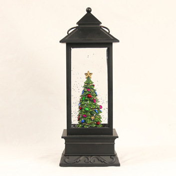 风灯圣诞圣诞树发光雪花摆件 欧美爆款 亚马逊48细节图