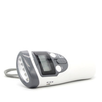 Outdoor hand-held flashlight multi-function radio phone charging