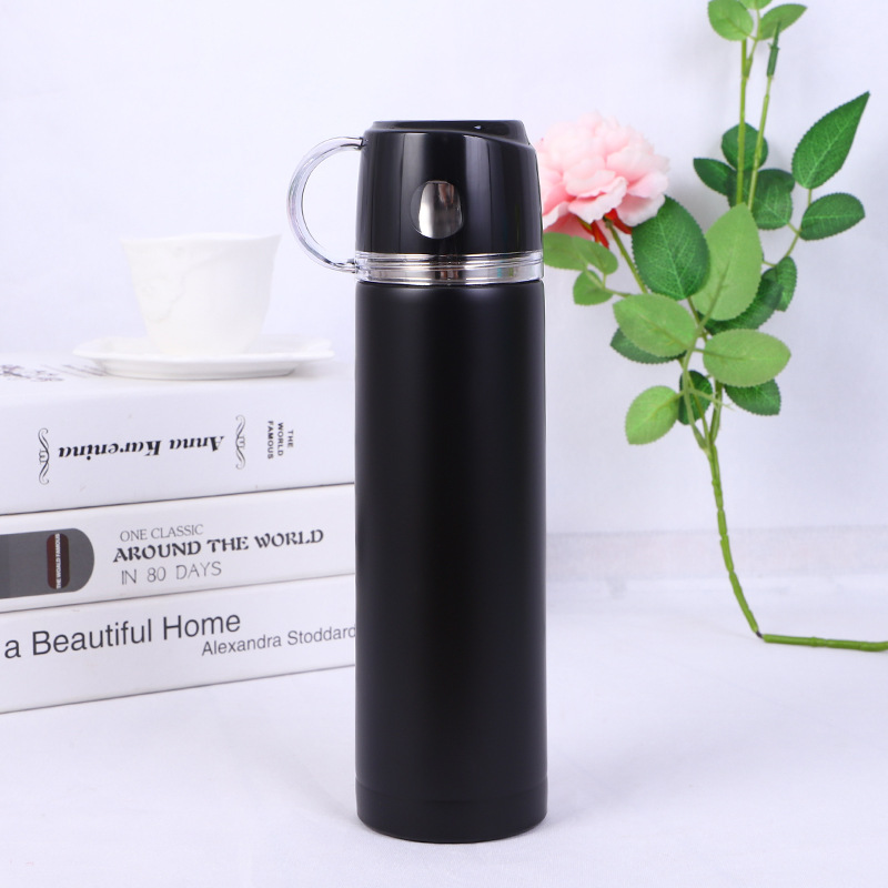 Transparent lid stainless steel insulated cups, children's water cups, creative business promotion gifts, customized cups, factory direct sales Specification image