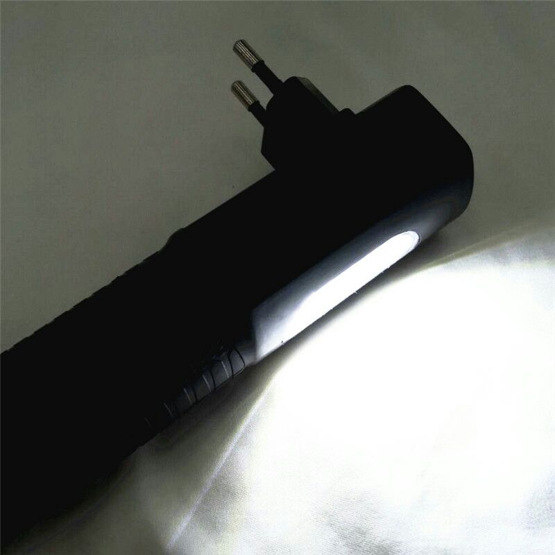 Brazilian plug 3W household rechargeable flashlight, multi-functional rechargeable flashlight, desk lamp and all-in-one lighting lamp details Picture