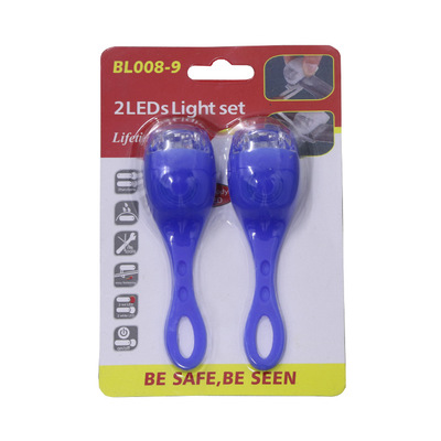 Four LED shining frog tail light night riding safety warning lights