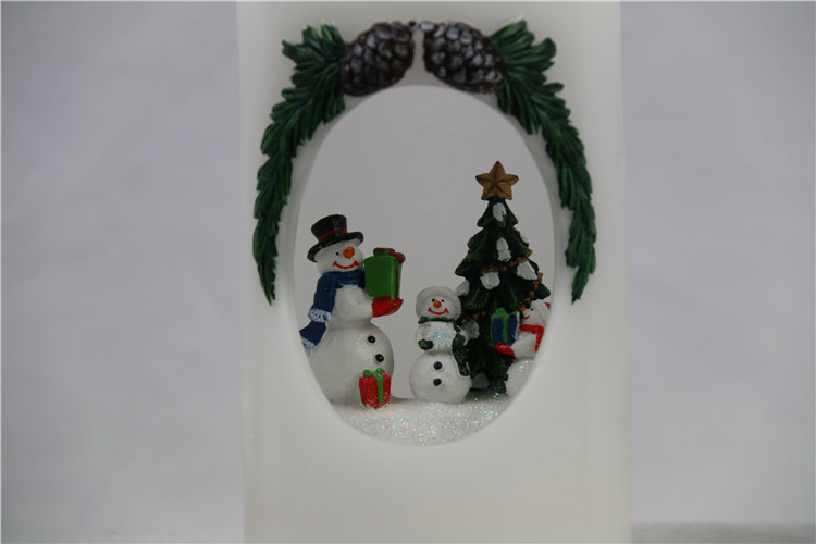 Christmas candle light snowman Christmas tree LED lighting decorations us hot style 510 details Picture