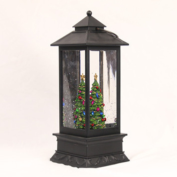 风灯圣诞圣诞树发光雪花摆件 欧美爆款 亚马逊48产品图