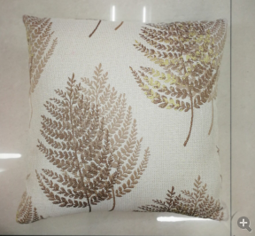 Cotton and linen jacquard embroidered cushions, square pillowcases Application Scenario