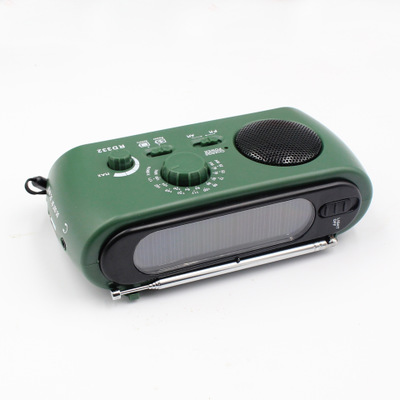 Portable solar power radio flashlight versatile radio handheld radio