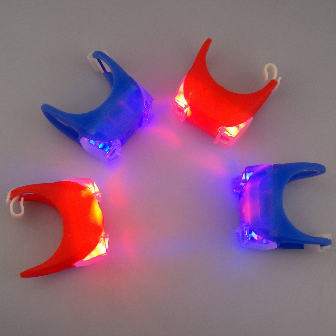 Bike sixth generation frog light Mountain bike silicone light riding night running safety small headlight tail light