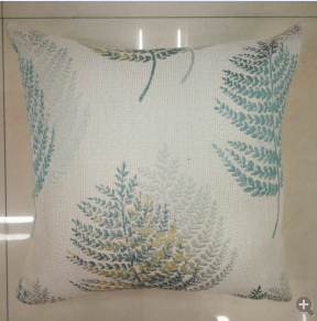Cotton and linen jacquard embroidered cushions, square pillowcases Specification image