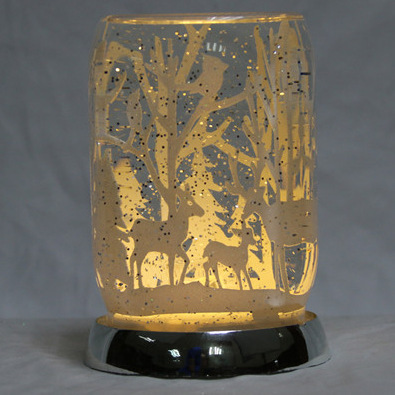 圣诞罐灯LED发光摆件驯鹿小麋鹿 烛台床头灯欧美95