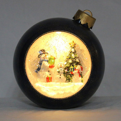 圣诞摆球发光摆件圣诞树雪花 厂家出口欧美爆款 亚马逊25产品图