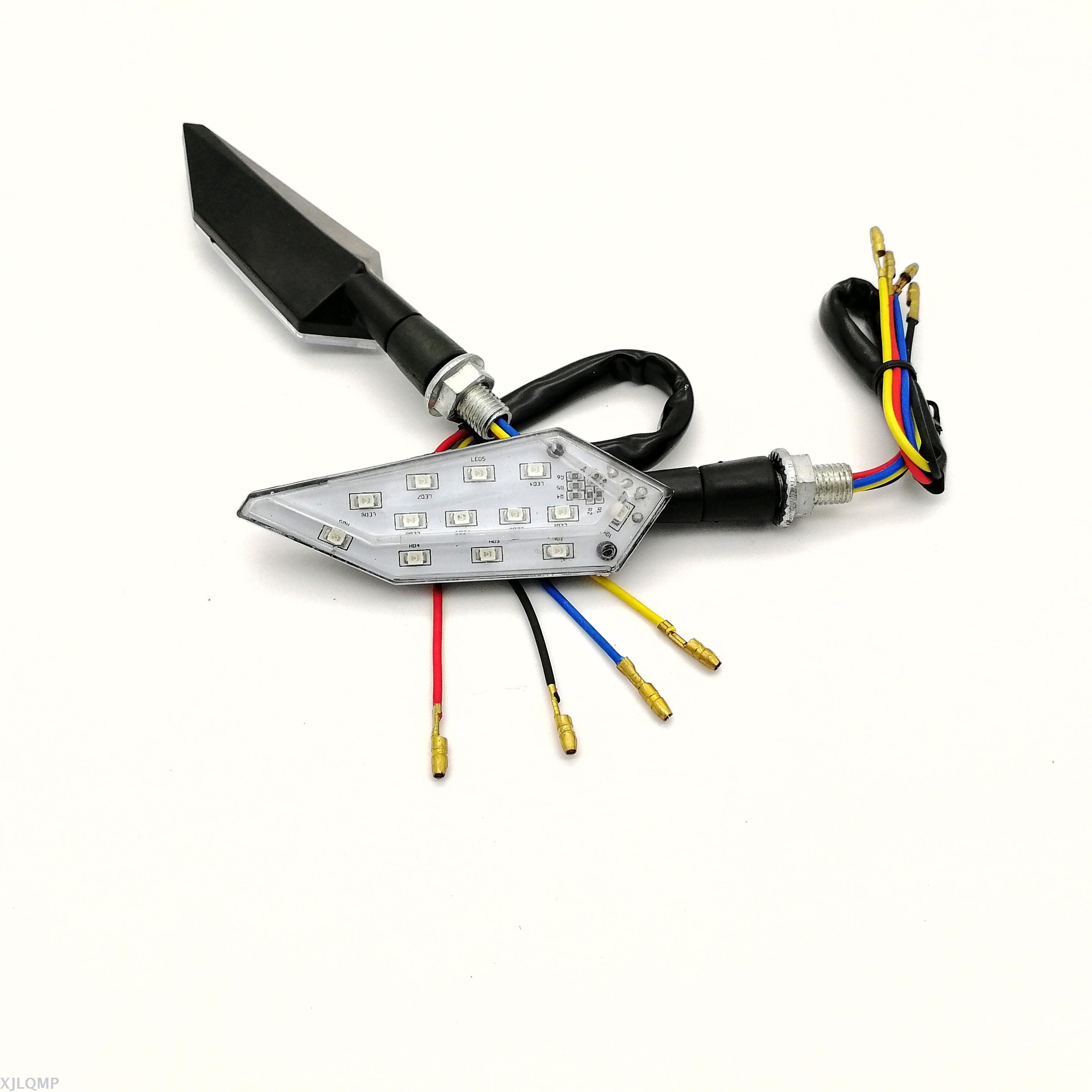 Motorcycle Turn Signal Led Lights Modified Non-Circular Motorcycle Turn Signal Specification drawing