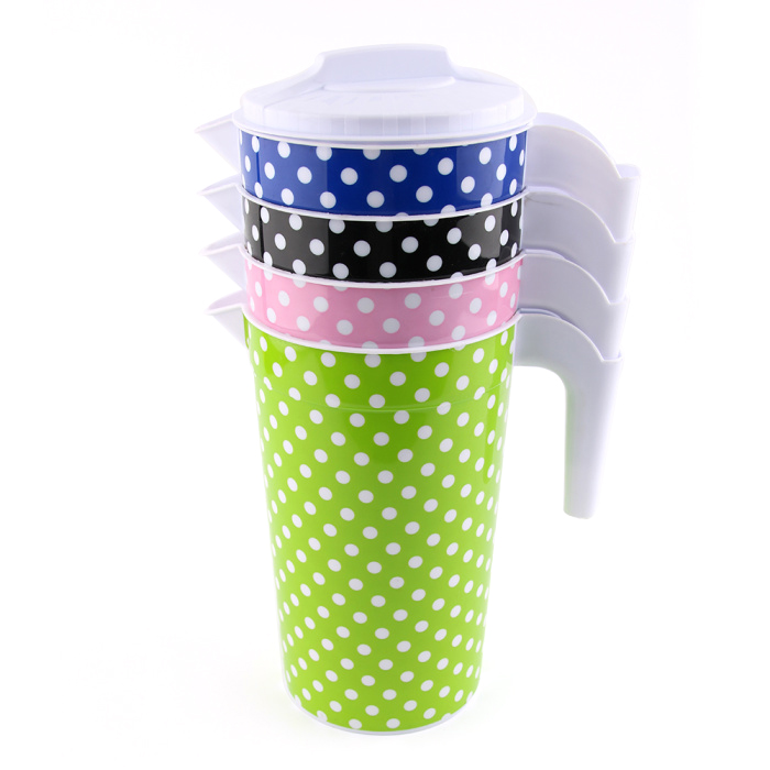 Plastic water bottle cold water bottle cold kettle juice pot tea set JC004-14