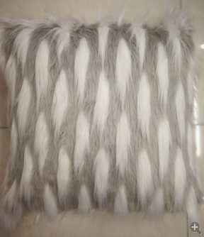 Colorful jacquard long-haired plush sofa, car throw pillows, cushions, pillowcases, square pillowcases Application Scenario