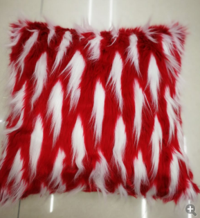 Colorful jacquard long-haired plush sofa, car throw pillows, cushions, pillowcases, square pillowcases Specification image