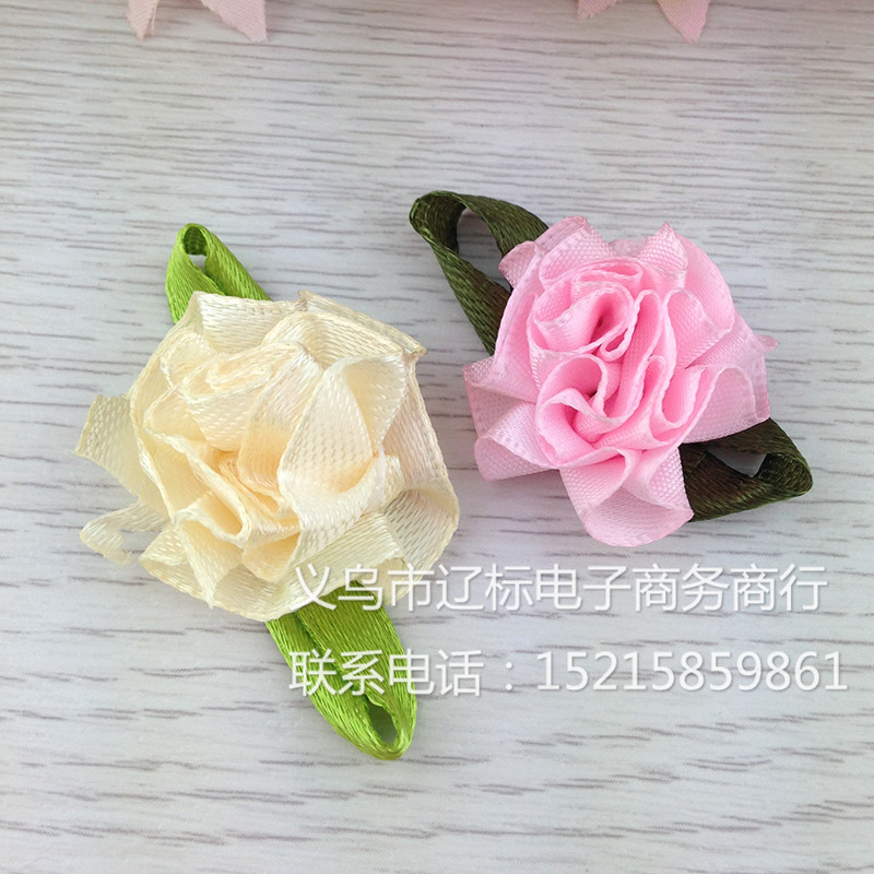 现货批发 新款布艺花朵 百搭时尚手工diy服饰发饰辅料 饰品配件