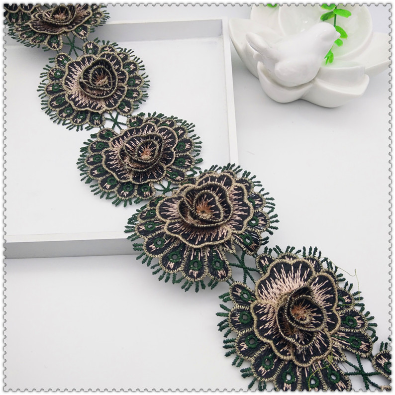 High-end multi-color water-soluble lace 888 details Picture