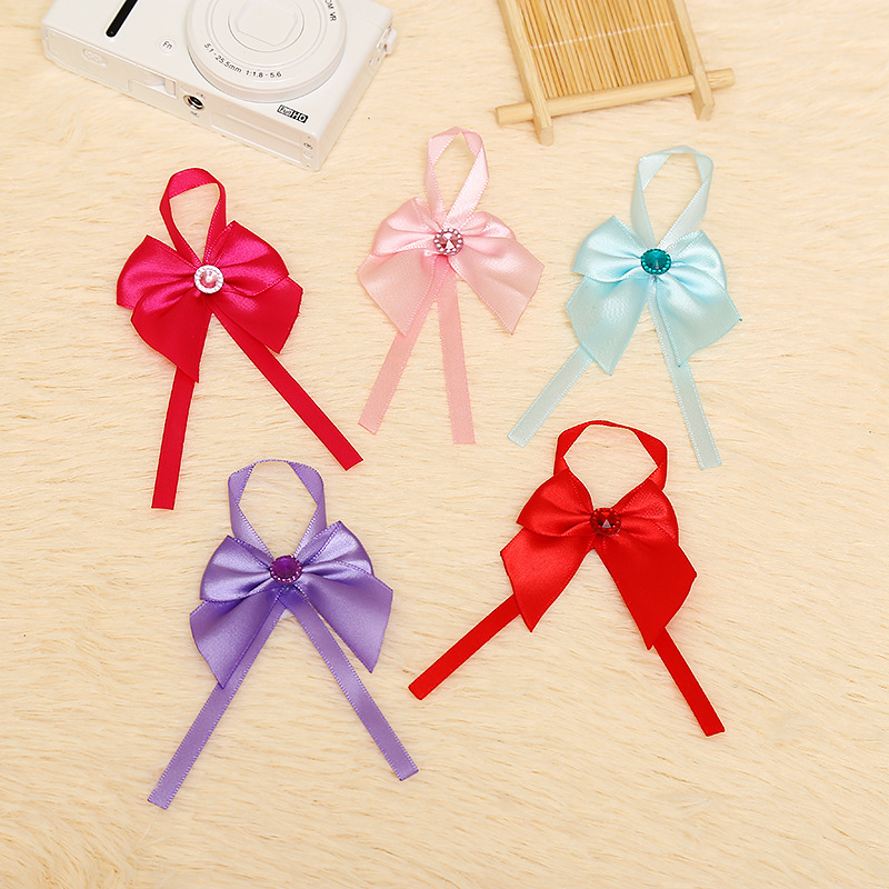 Classic Original Hair Accessories Fabric Bow Hair Clip Blue Korean Preppy Headgear Pod Head Clip M1874