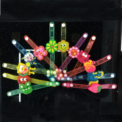 Hot flash wrist bands flash cartoon bracelets Specification drawing
