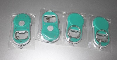 LED oval bottle opener key ring, multi-function lamp boy