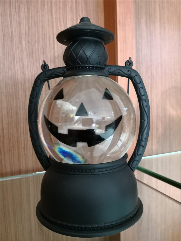 Retro lantern pumpkin face Christmas, Halloween and Ghost Festival LED illuminated decorative light candlestick 132 details Picture