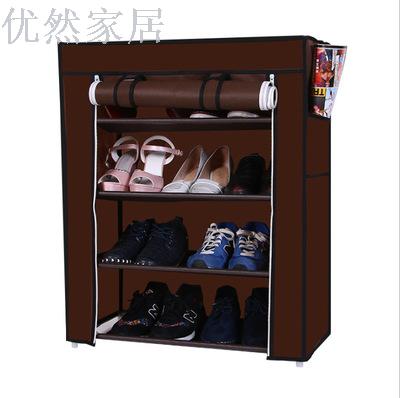 4层无纺布组合多功能防尘鞋柜产品图