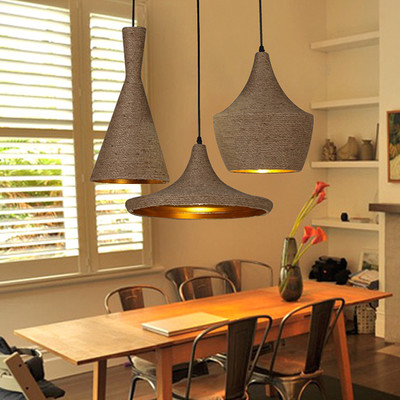 Simple, creative, individual, retro twine chandelier